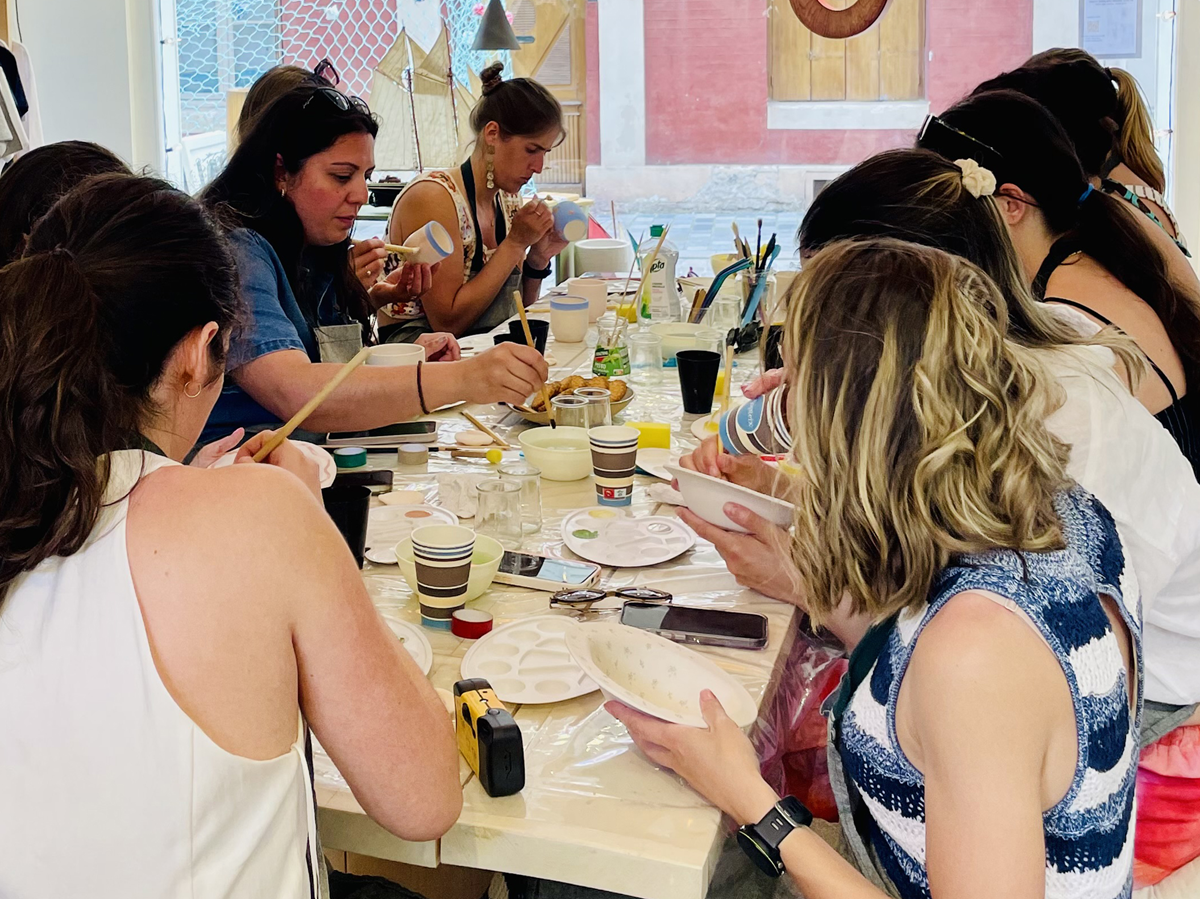Ateliers peinture sur céramique avec MaNat poterie