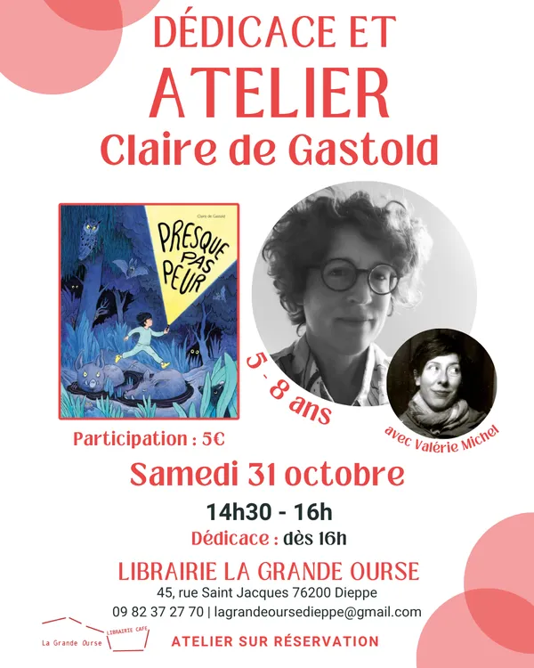 [Atelier & dédicace] Claire de Gastold