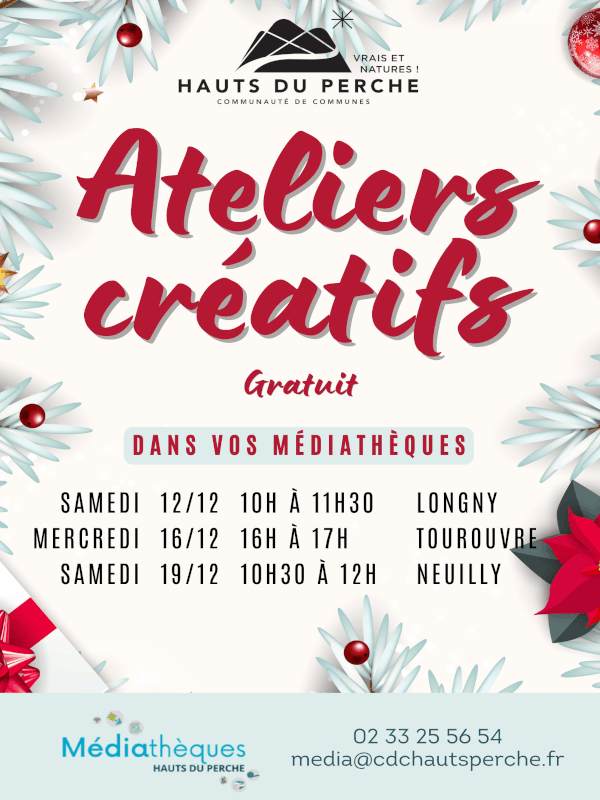 Ateliers Créatifs autour de Noël