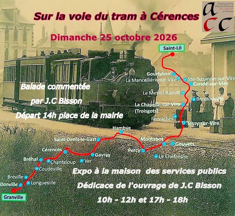Balade commentée sur la voie du Tram à Cérences