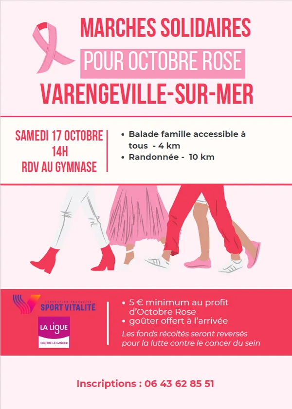 [Octobre rose] Marches solidaires