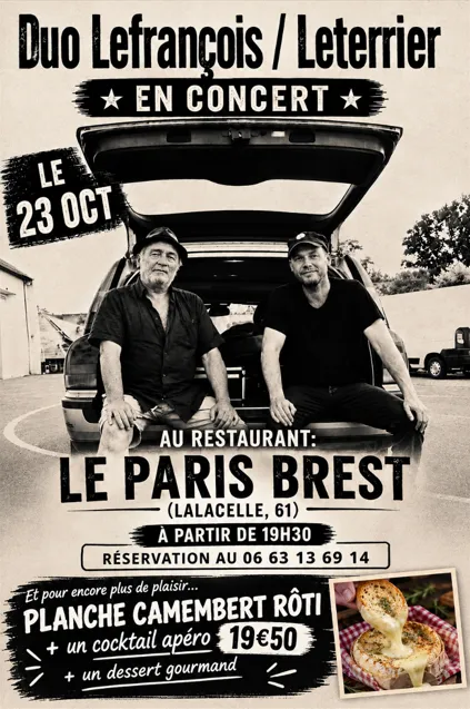 Concert - Duo Lefrançois / Leterrier