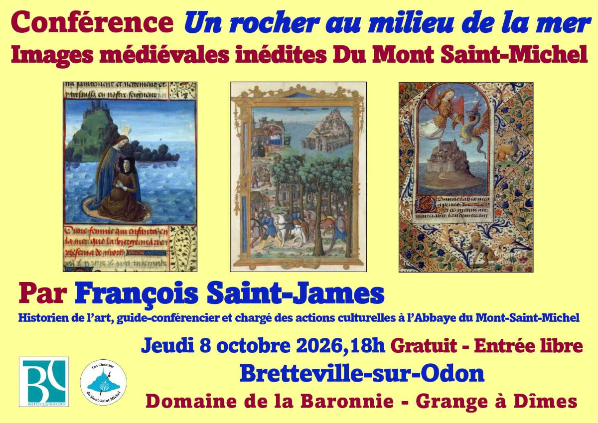 Conférence : Un rocher au milieu de la mer | Images médiévales inédites Du Mont Saint-Michel