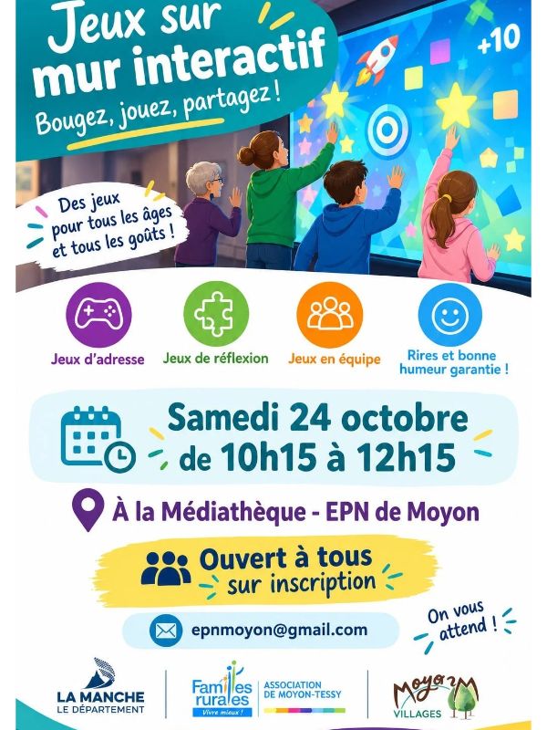 Défie le mur interactif