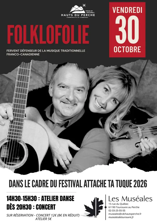 Attache ta tuque : Concert du duo Folklofolie