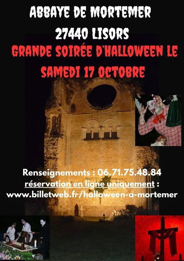 Grande nocturne d'Halloween à l'abbaye de Mortemer