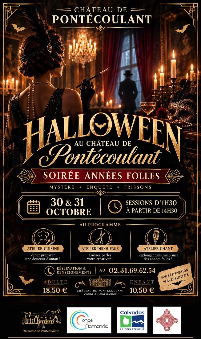 Halloween et murder party au château de Pontécoulant