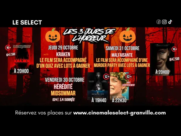 Halloween 2026 : Les 3 jours de l'horreur