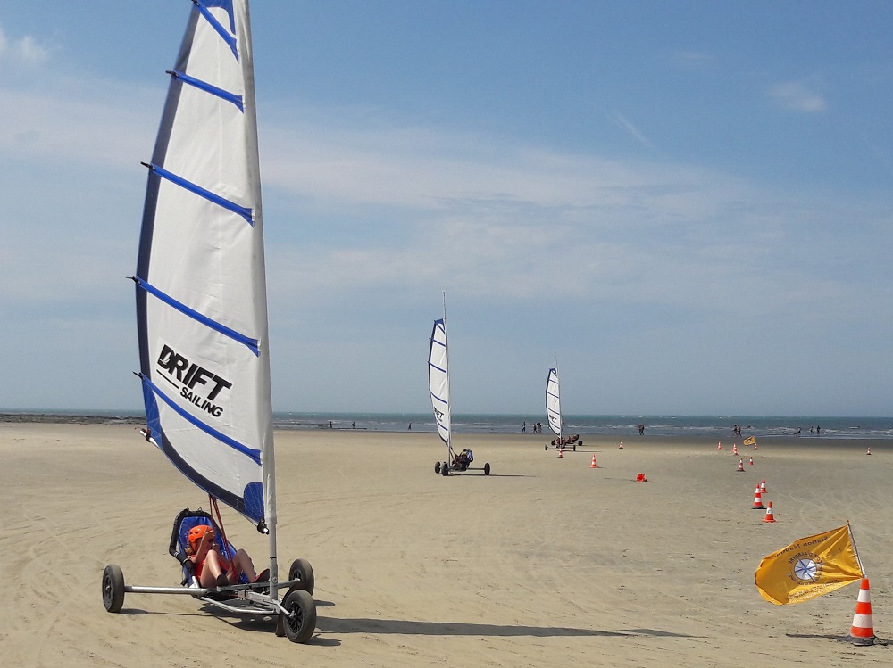 Initiation au char à voile sur la Côte d’Albâtre