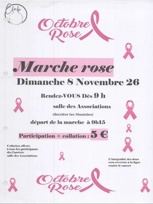Marche rose