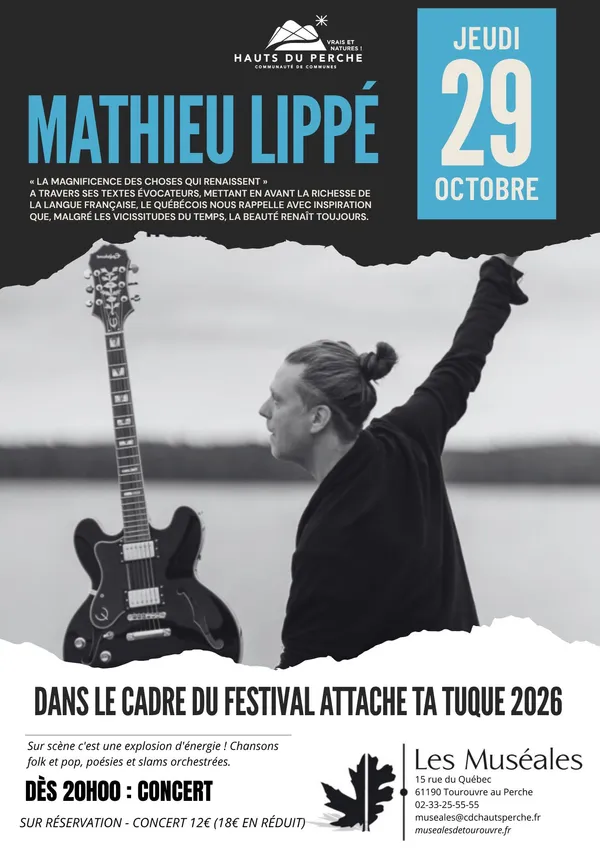 Attache Ta Tuque : Concert de Mathieu LIPPÉ