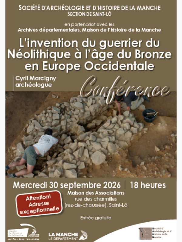 Conférence > L'invention du guerrier du Néolithique à l'âge du Bronze en Europe Occidentale