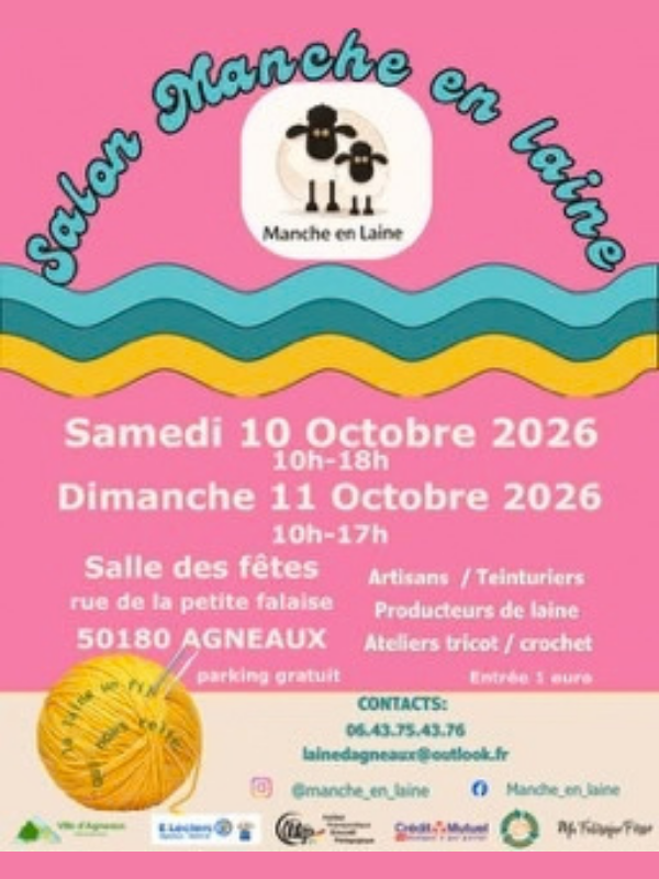 Salon Manche en laine