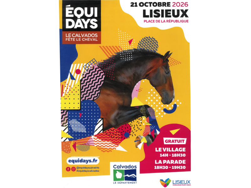 Équidays 2026 : le Calvados célèbre le cheval du 17 au 21 octobre