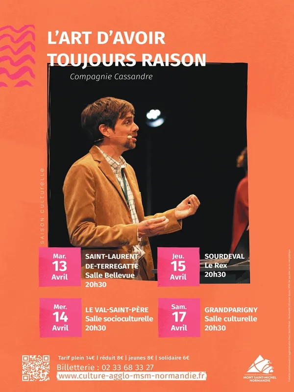 Saison Culturelle > Théâtre "L'art d'avoir toujours raison"