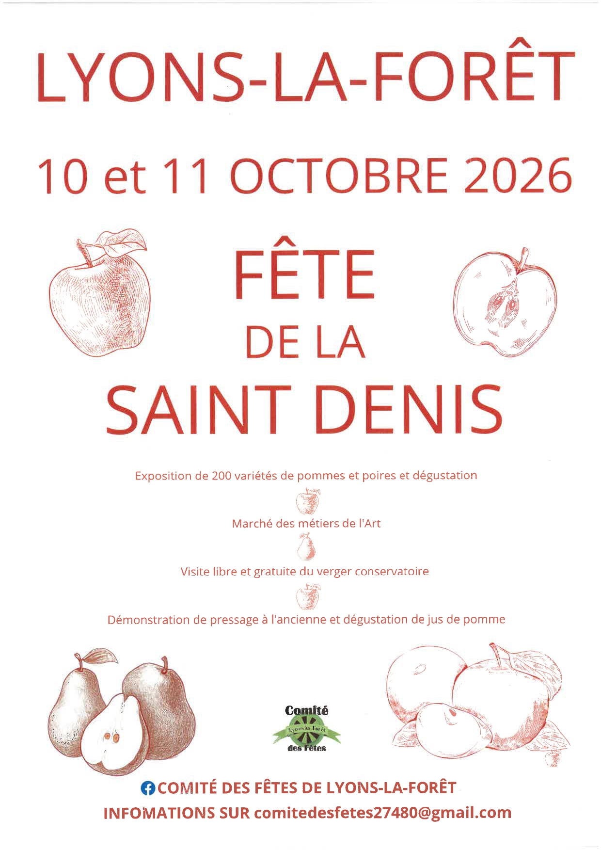 Fête de la Saint-Denis à Lyons-la-Forêt
