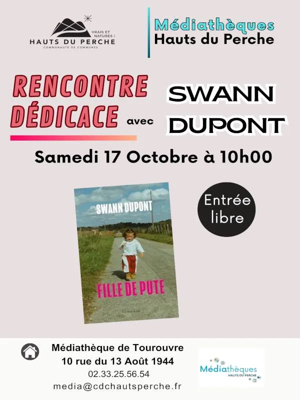 Rencontre dédicace : Swann Dupont