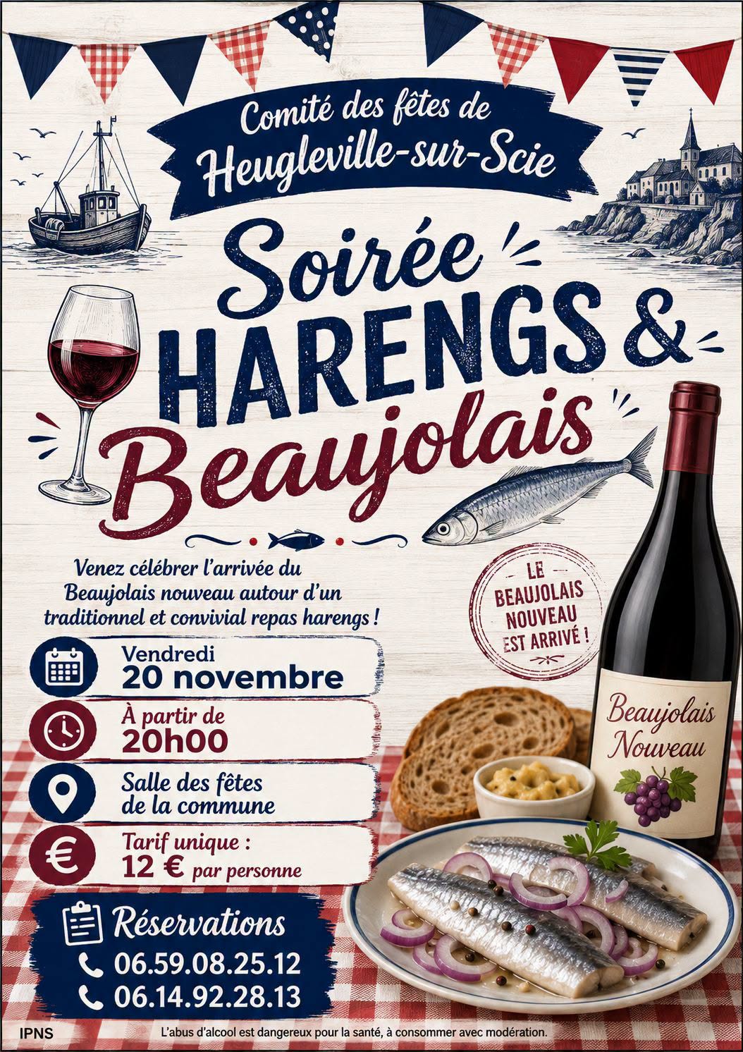Soirée Harengs et Beaujolais