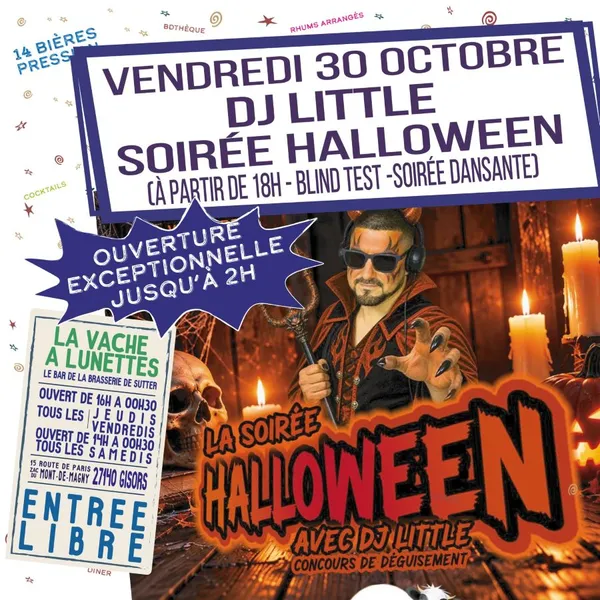 Halloween : blind test et soirée dansante