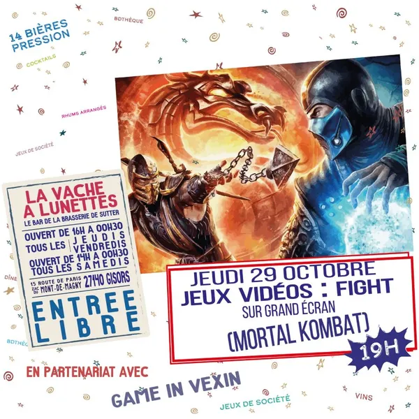 Soirée jeux Mortal Kombat