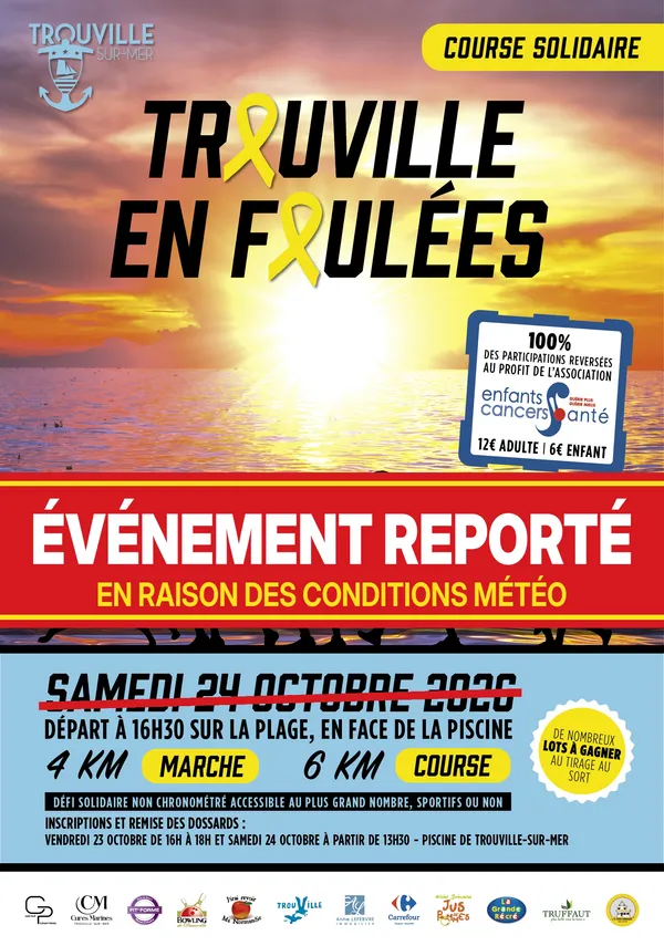 ÉVÈNEMENT REPORTÉ : Trouville en Foulées – Course et marche solidaires