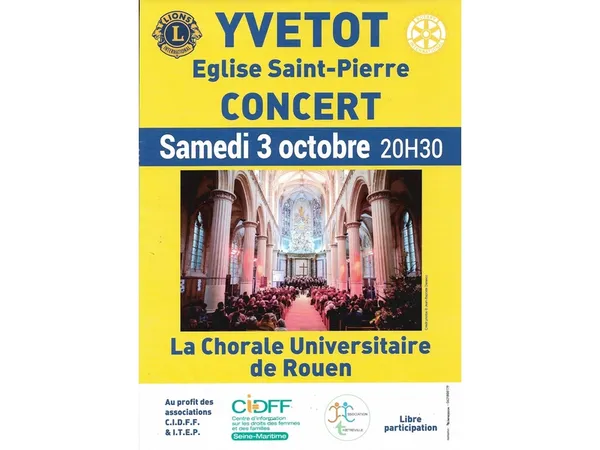 Concert au sein de l’église Saint-Pierre