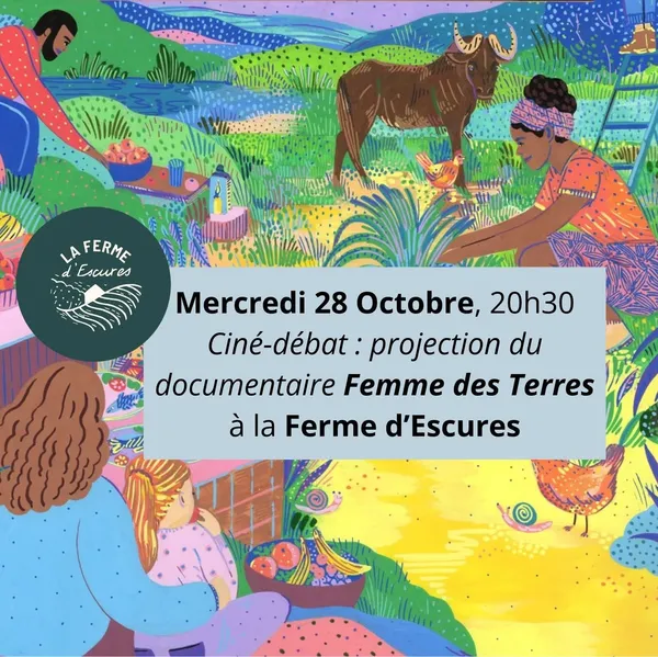 Atelier cuisine et ciné-débat à la Ferme d'Escures