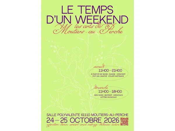 Le temps d'un week-end, les arts de Moutiers-au-Perche