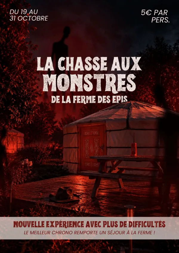 Chasse aux Monstres à la Ferme des Épis : une aventure terrifiante pour Halloween