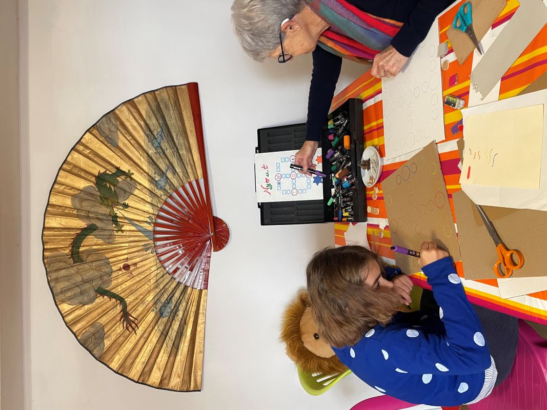 Atelier fabrication jeu en matière recyclée