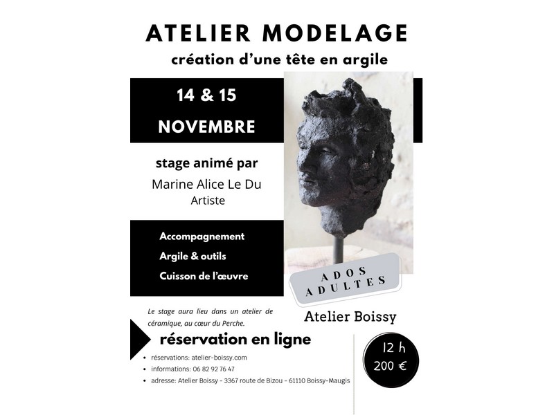 Atelier modelage
