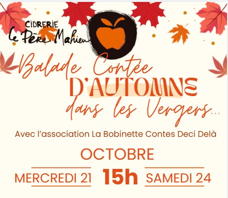 Balade contée d'automne dans les vergers