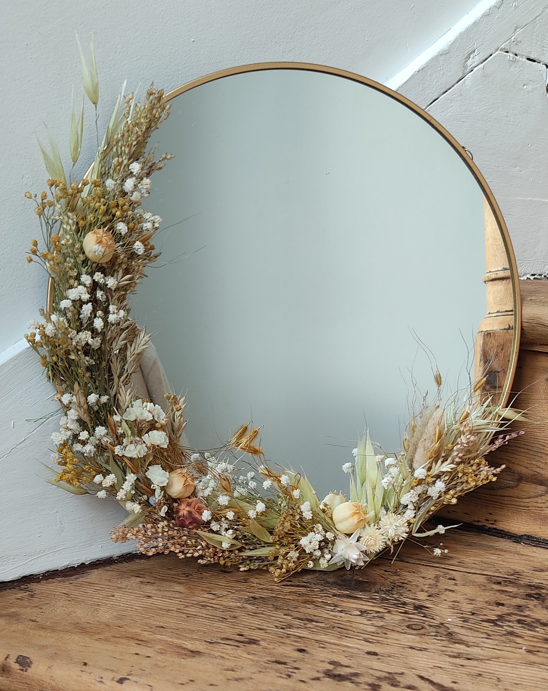 Atelier miroir fleuri