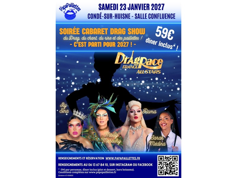 Soirée Cabaret Drag Show - "C'est parti pour 2027 !"