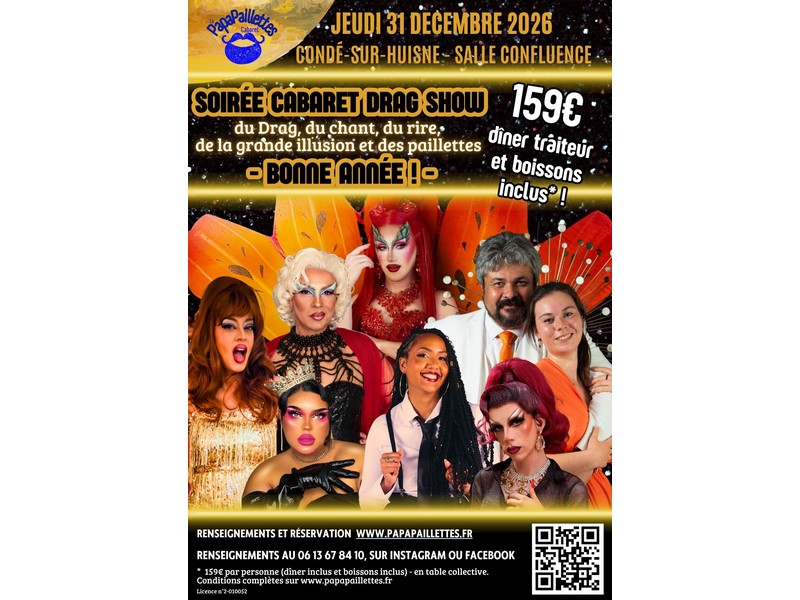 Soirée Cabaret Drag Show - "Bonne année !"