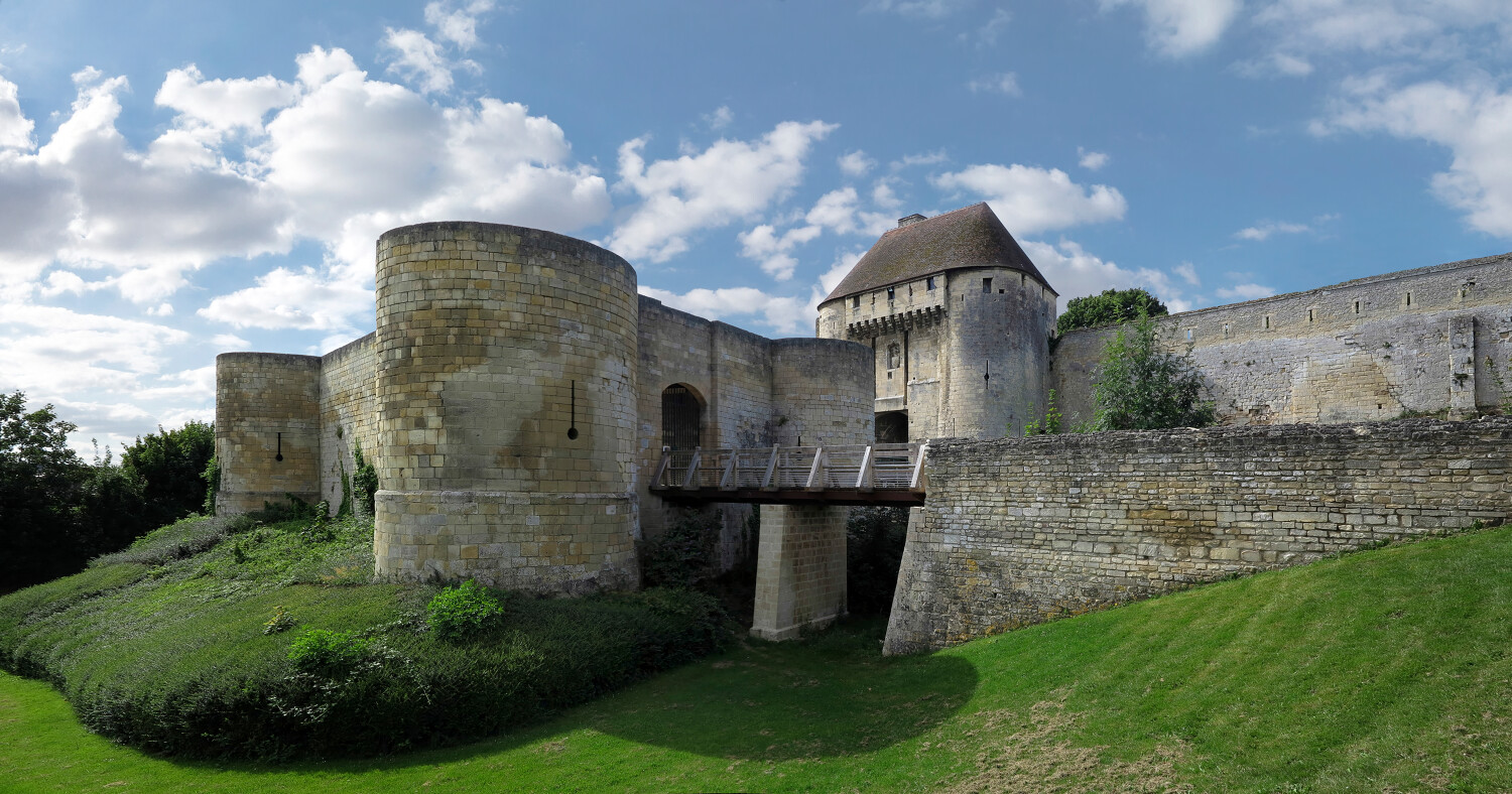 La visite du château de Caen