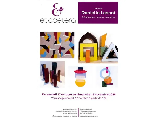 Danielle Lescot expose chez Et Caetera