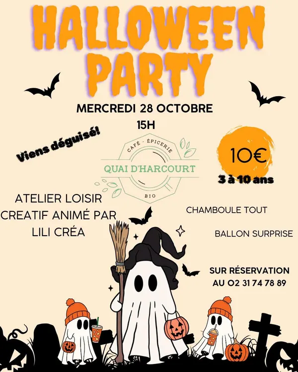 Halloween Party au Quai d'Harcourt
