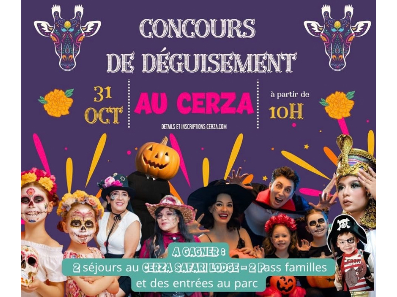 CONCOURS DE DEGUISEMENT AU CERZA POUR HALLOWEEN