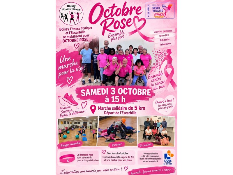 Octobre Rose - Balade partant de l'Escarbille