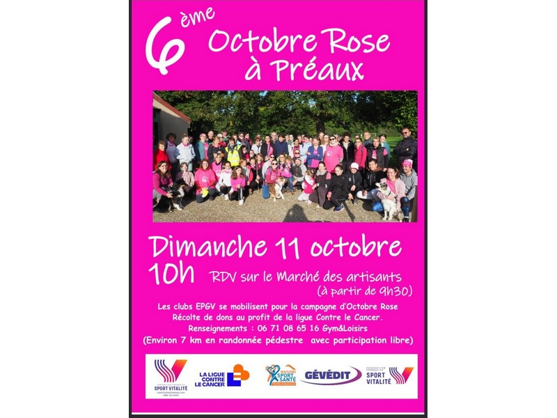 Octobre Rose - Randonnée pédestre
