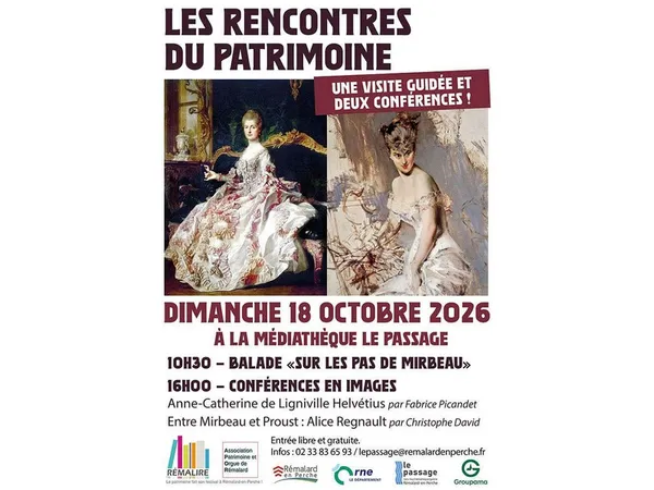 Les Rencontres du Patrimoine (Une visite guidée et deux conférences)