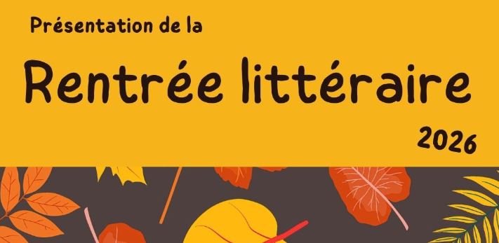 Présentation de la rentrée littéraire 2026