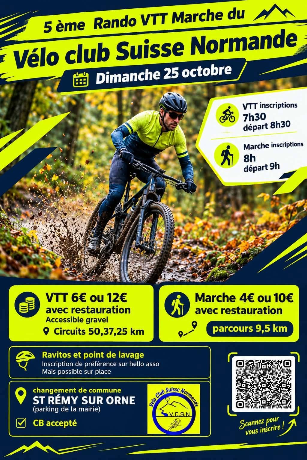 5e Rando VTT et marche – Vélo Club Suisse Normande