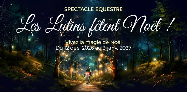 Spectacle équestre de Noël : Les lutins fêtent Noël.
