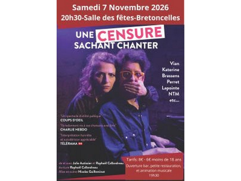 Une Censure sachant chanter - Spectacle