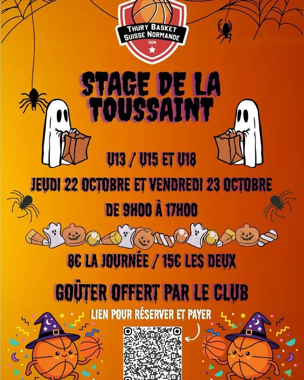 Stage de la Toussaint du club de Basket Thury-Harcourt