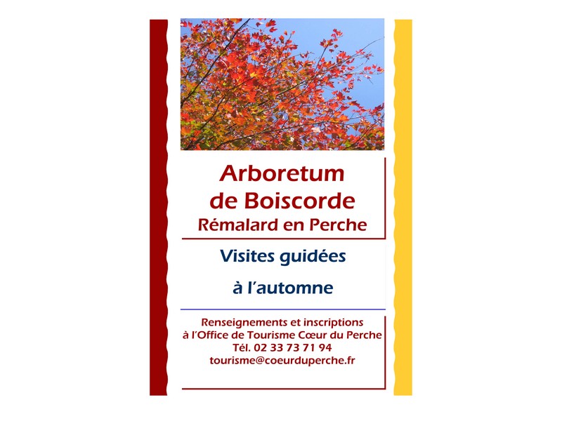 Visites guidées de l'Arboretum de Boiscorde