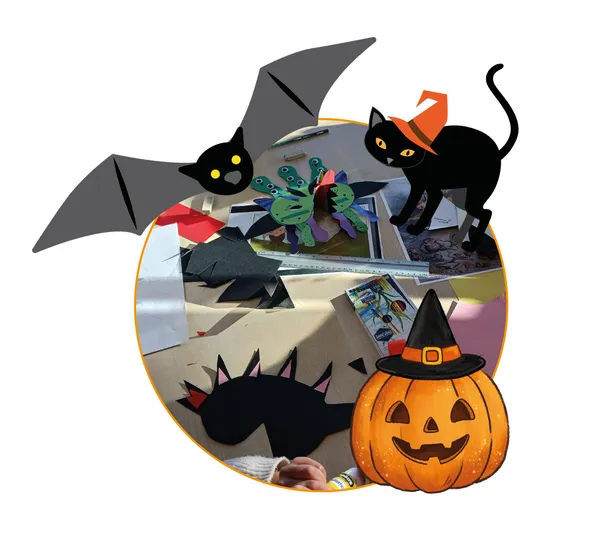 Atelier en duo : Création de masques Halloween