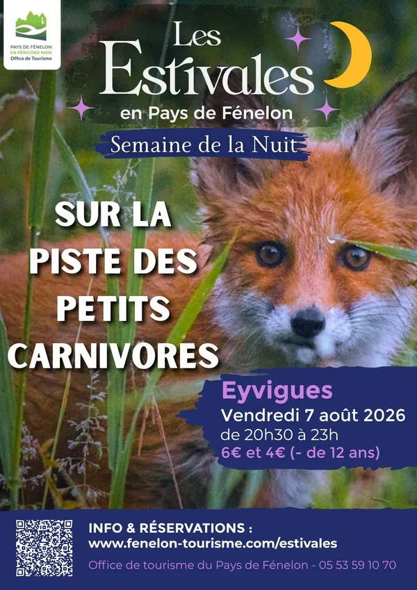 SEMAINE DE LA NUIT : Sur la piste des petits carnivores à Salignac-Eyvigues